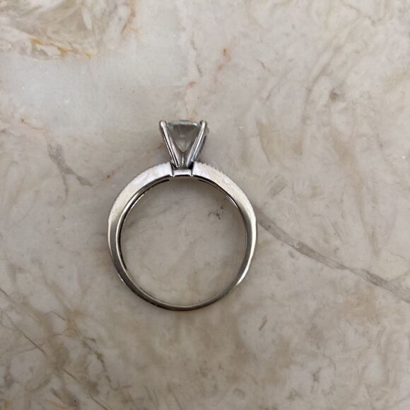 1.82 TCW 14K Charles & Colvard Forever One Moissanite Solitaire Engagement Ring - Picture 9 of 13